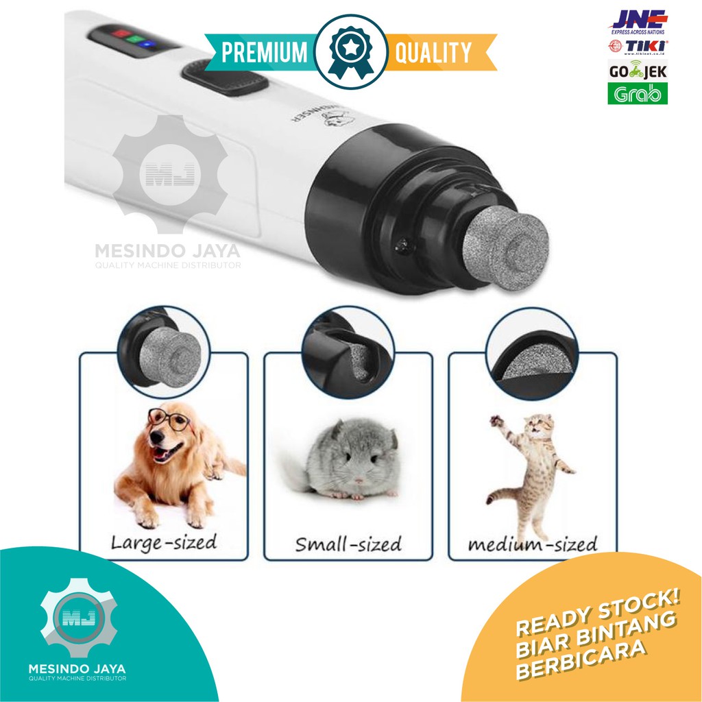 PET NAIL GRINDER CLIPPER / ALAT KIKIR KUKU PORTABLE ANJING KUCING USB ALAT KIKIR KUKU ANJING KUCING