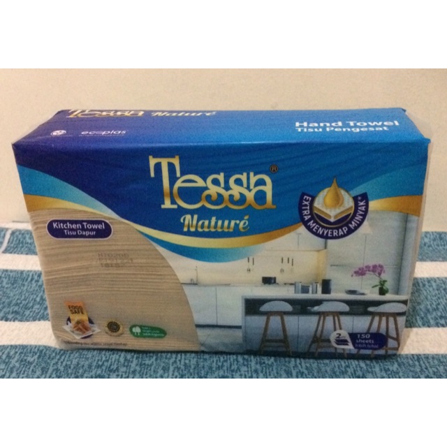 Tisue Dapur Tessa Nature 2 Ply 150 Sheet