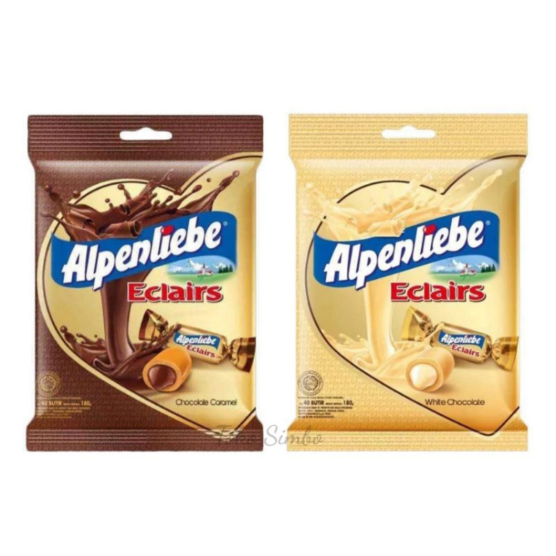 

Alpenliebe Eclairs permen susu karamel coklat isi 40 butir caramel candy