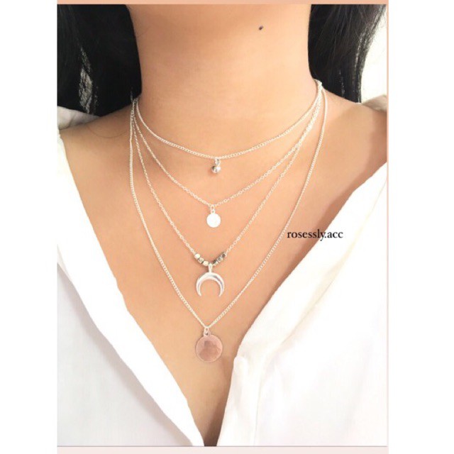 Kalung rantai vintage Windy necklace