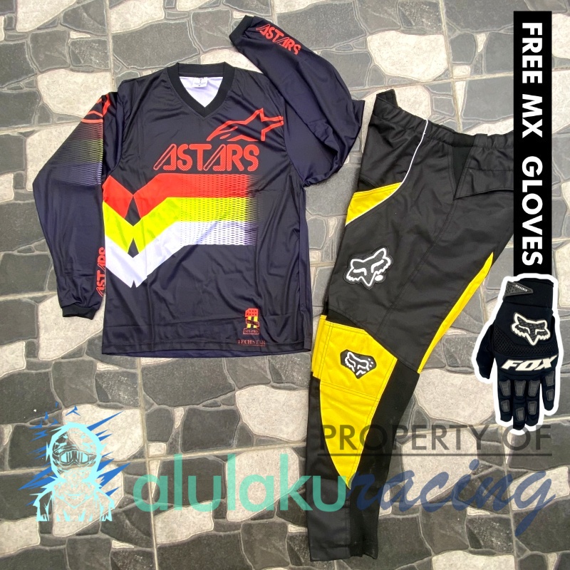 Jersey &amp; Celana MX Trail Motocross - Paket Bundling ASCT0315-F41