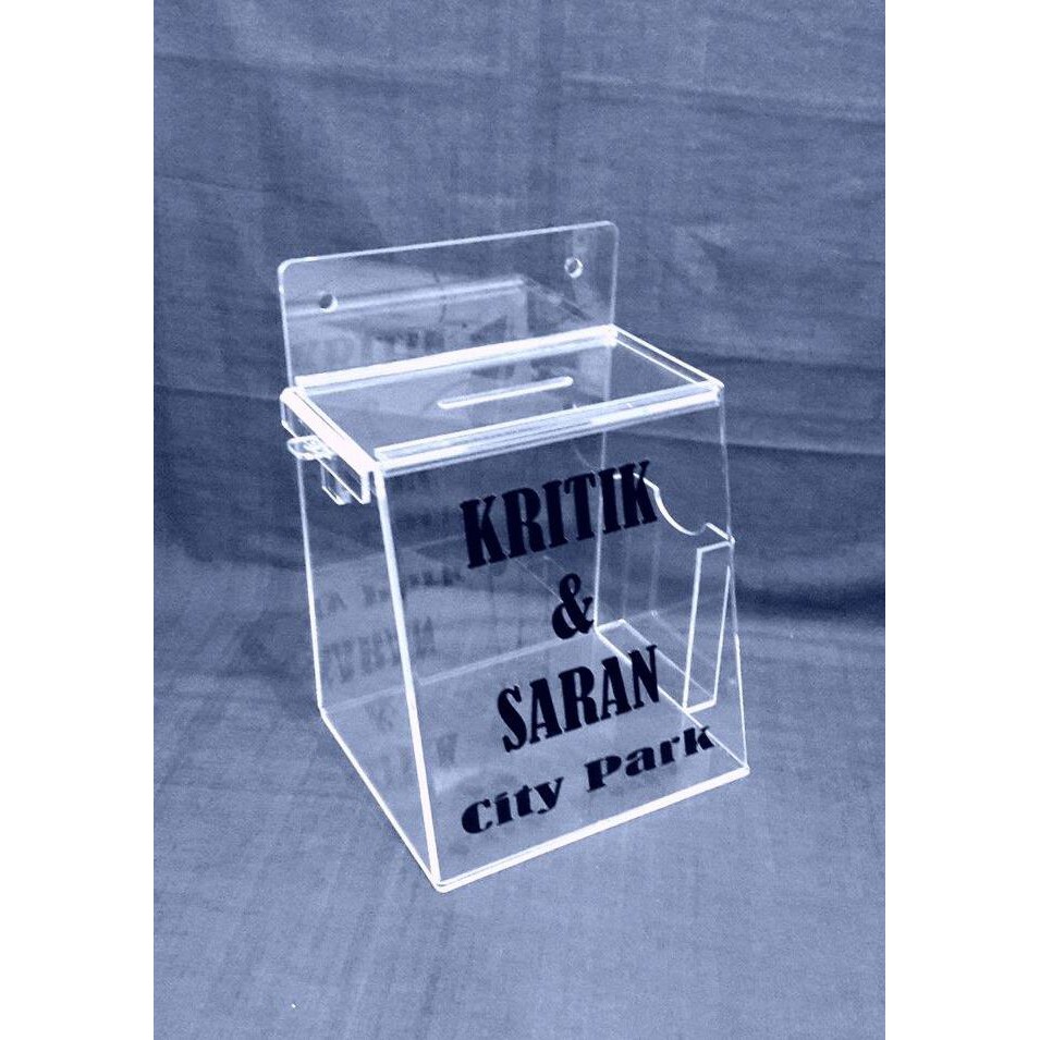 

BISA COD acrylic kotak kritik dan saran , akrilik PROMO SPECIAL Kode 406
