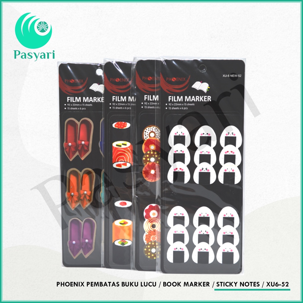 

Phoenix pembatas buku lucu / book marker / sticky notes / XU-6 New -52 / CH9-56