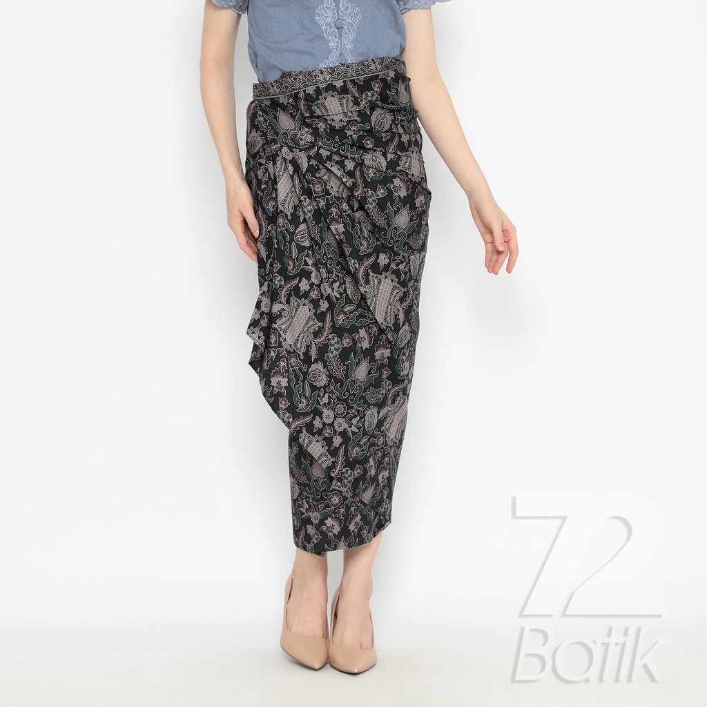 ROK LILIT BATIK Skirt Kebaya Instan Modern Wanita Motif Pintu Aceh Warna Hitam 723273 Cap 72 - Rok Batik Lilit Bawahan Skirt Kamen Kebaya Songket Batik Panjang Plisket Span Instan Jadi Bali Lembaran Premium Modern Untuk Wanita Kondangan