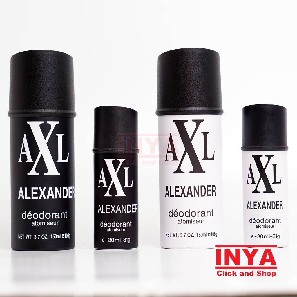 ALEXANDER AXL WHITE DEODORANT PARFUME SPRAY 150ml - PUTIH