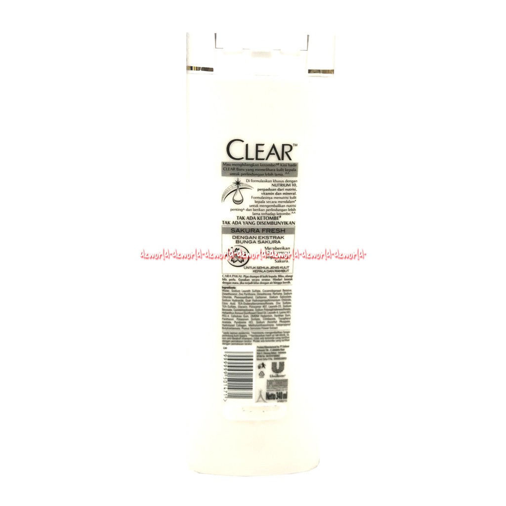 Clear Ice Menthol Shampoo Anti Ketombe 320ml Sensasi Rasa Dingin Menyegarkan Sampo