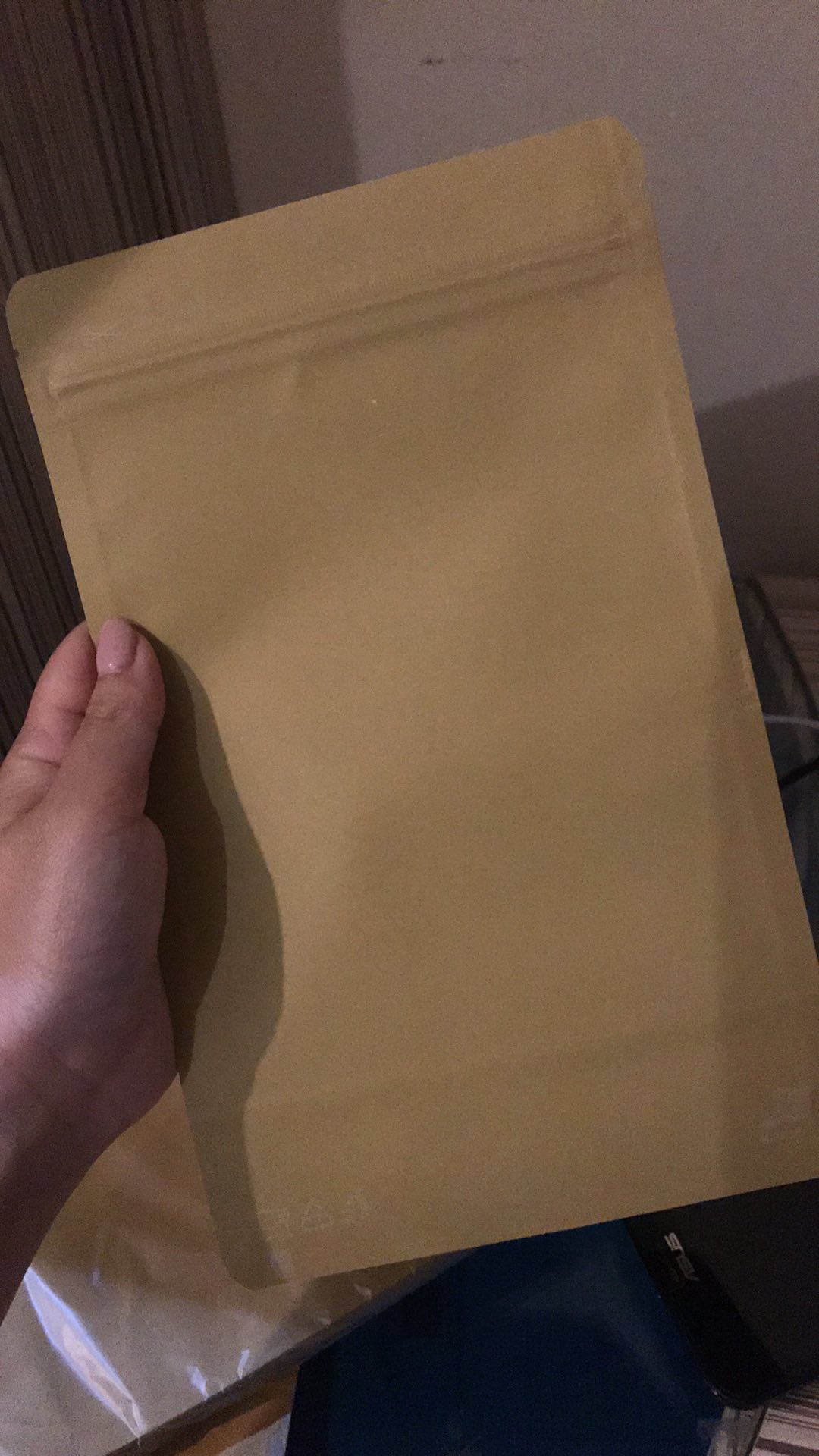 Standing Pouch Eco Laminated Craft Paper Kemasan Kertas Kraft Food Snack Coffee Kopi Bubuk Packaging