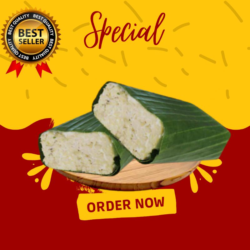 

Tempe Bungkus Daun 1 pcs
