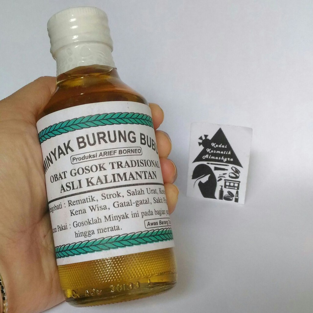 Minyak Burung Bubut Butbut Obat Gosok Tradisional Asli Kalimantan