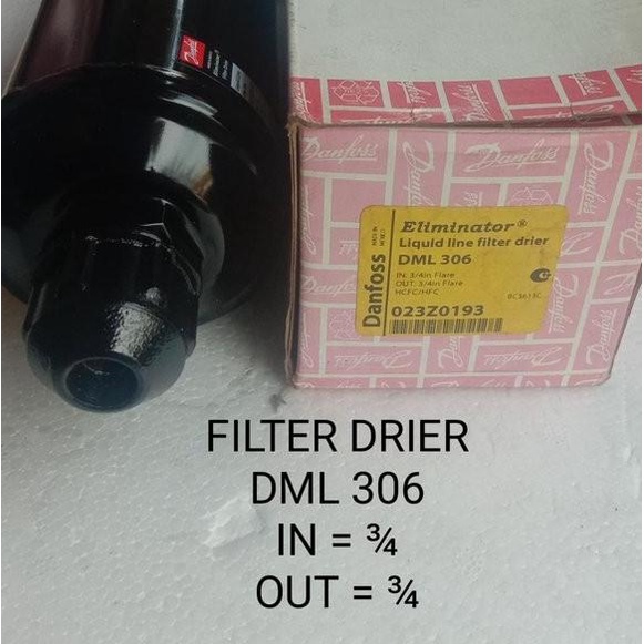 MA Filter Drier Danfoss DML 306 Flare 3 4