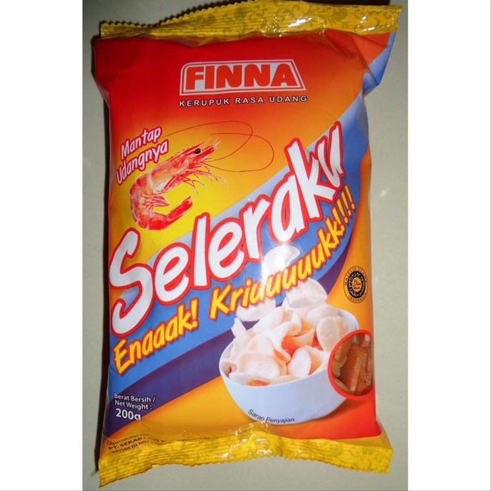 FINNA KERUPUK SELERAKU 200gr