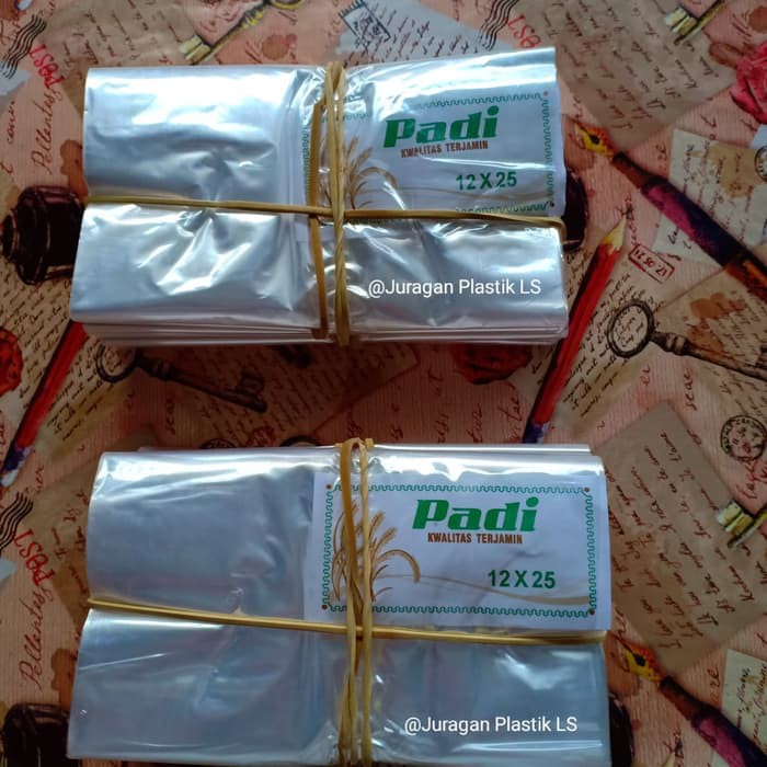 Order Langsung Plastik PP Bening Padi 12 x 25 cm terbaik