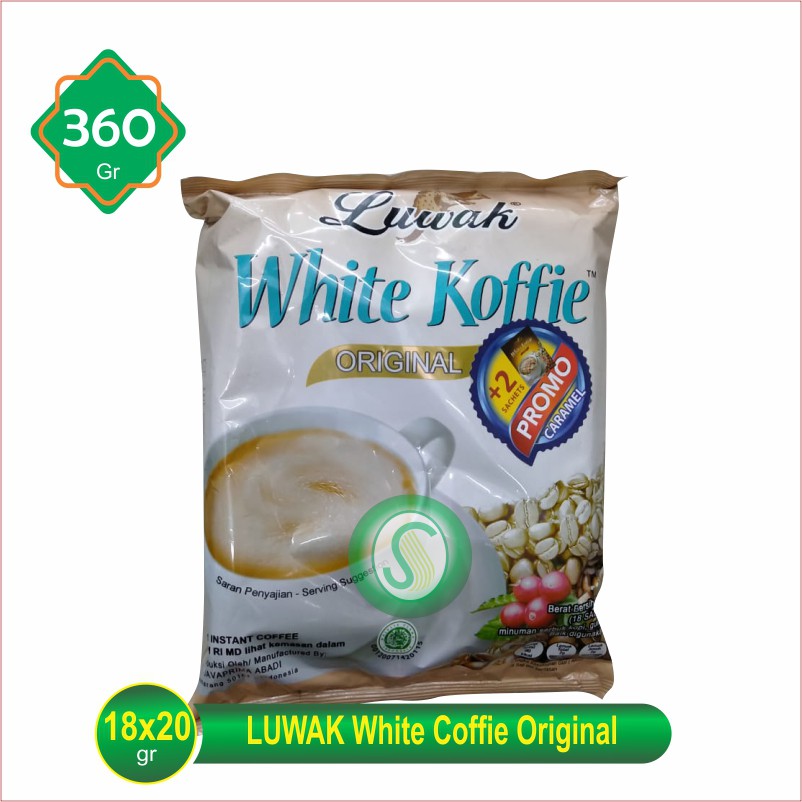 LUWAK White Coffiie Original 18x20 360Gr