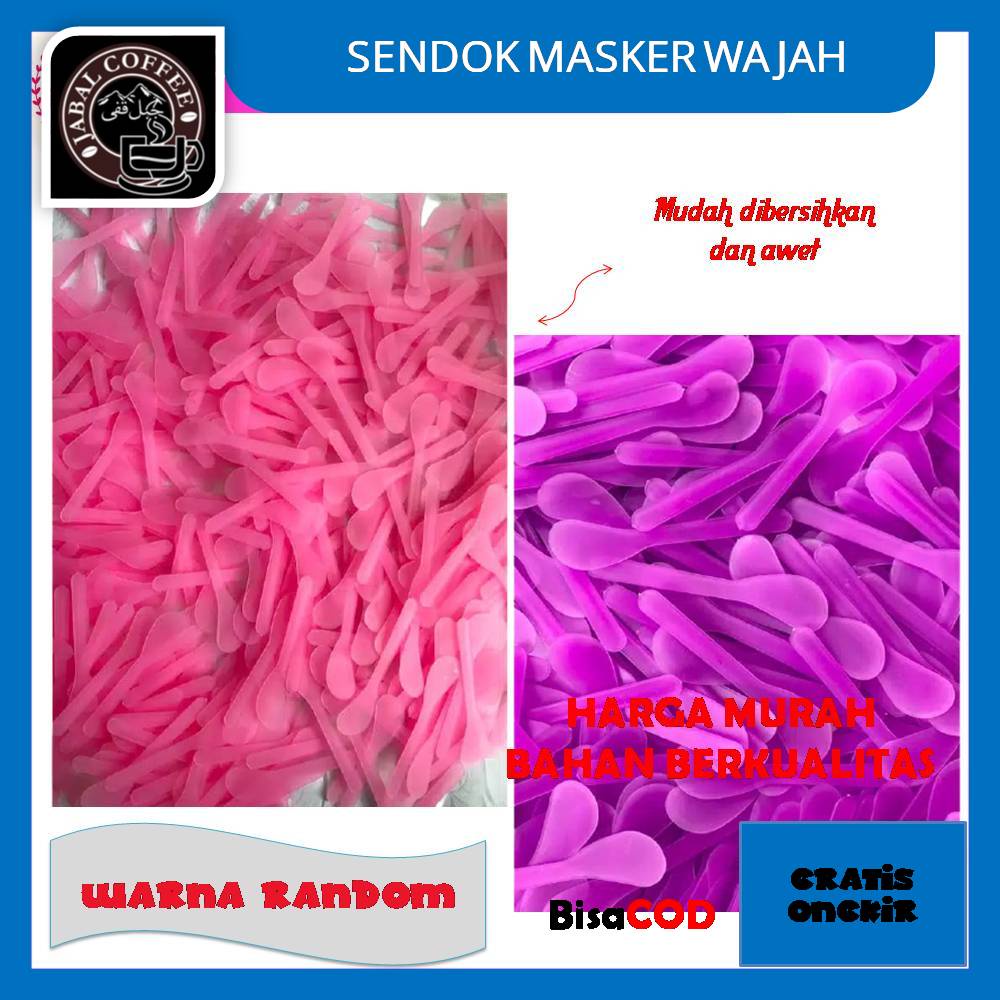 Spatula Sendok Plastik Masker Wajah / Sendok Masker / Sendok Kosmetik Masker / Spatula Masker Wajah Kode 11