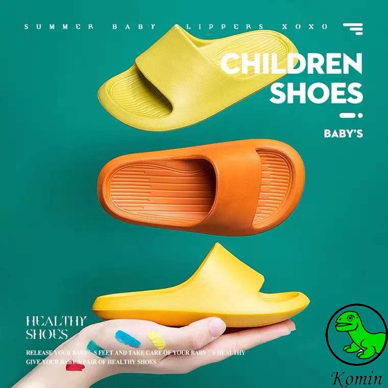 Komin Sandal anak laki-laki kamar mandi untuk Sendal anak perempuan empuk dan antislip 24-35