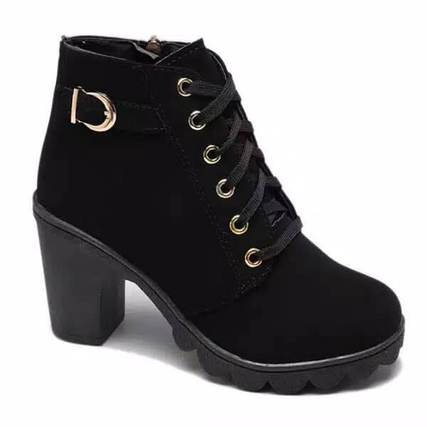 Ikhlasia Sepatu Bots Hells gesper PB03-1