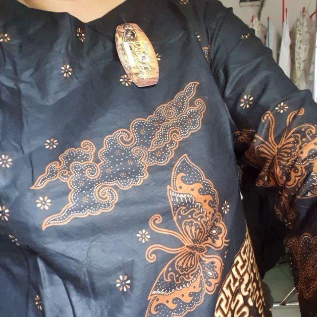 Tunic Ziggy Kupu Batik Hitam Manis Assymetris