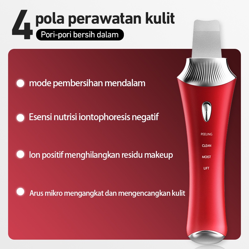 Kaikki Alat Penyedot Komedo dan Jerawat Elektrik Blackhead Remover 4 Nozel Mesin Penghilang Vakum Perawatan Kulit