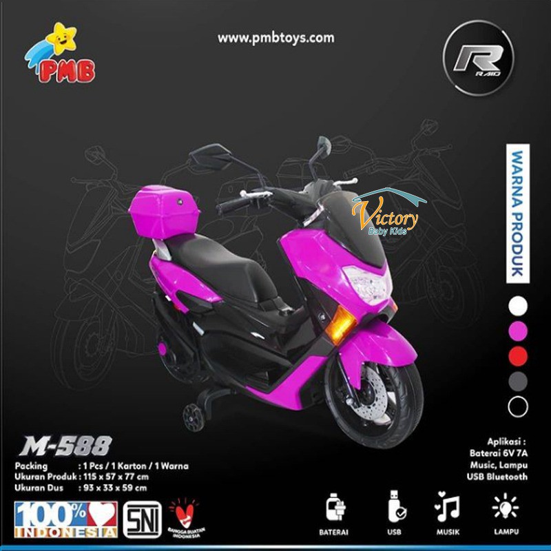 PMB Motor Aki Anak NMAX M588