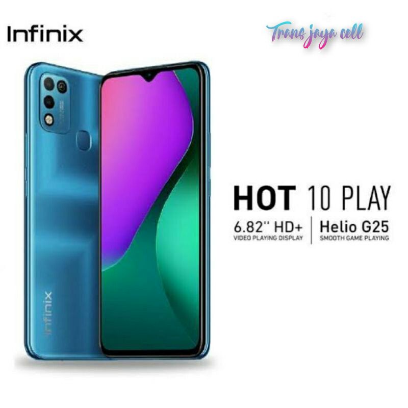 HP INFINIX HOT 10 PLAY RAM 4/64 GARANSI RESMI