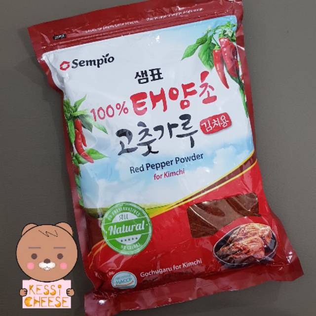 

GOCHUGARU KASAR / BUBUK CABAI KOREA KASAR MERK SEMPIO REPACK 100 GR