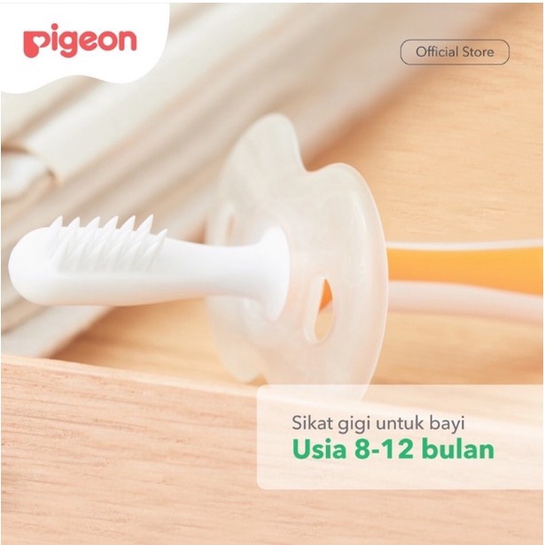 PIGEON Training Toothbrush Lesson-2 / Sikat Gigi Bayi Sikat Gigi Step 2