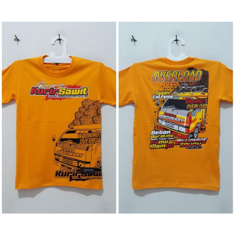 kaos anak laki laki kaos anak perempuan kaos anak truk oleng kaos anak truk tawakal kaos anak pendek