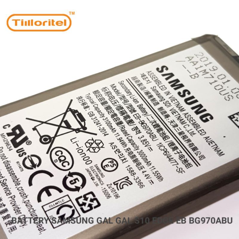 BATTERY SAMSUNG GAL S10 EDGE EB BG970ABE