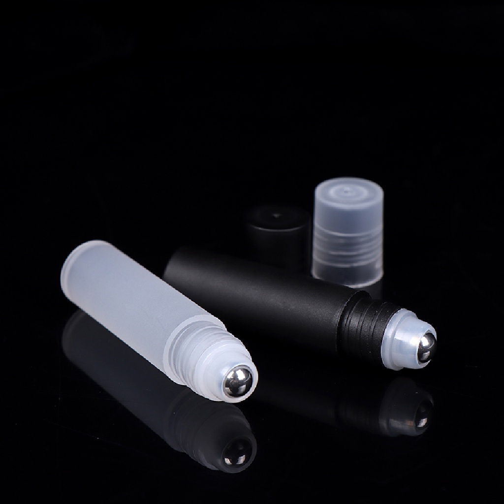 Botol Kosong Model Roll on Bahan Plastik Stainless Steel Ukuran 5ml 1 In 1