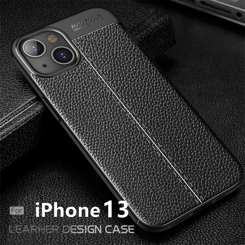 Case Auto Focus Iphone 13 Leather Experience SoftCase Slim Ultimate / Casing Kulit