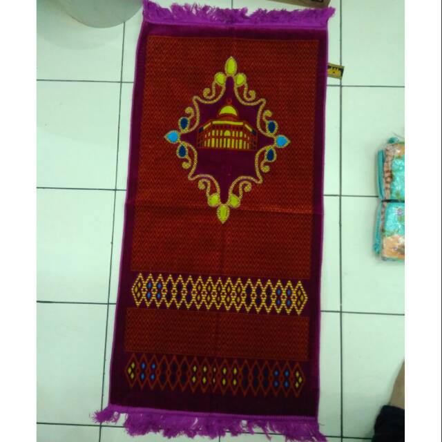 Sajadah solat arrahman ar-rahman tanggung tebal timbul turky turki turkiye oleh haji umroh