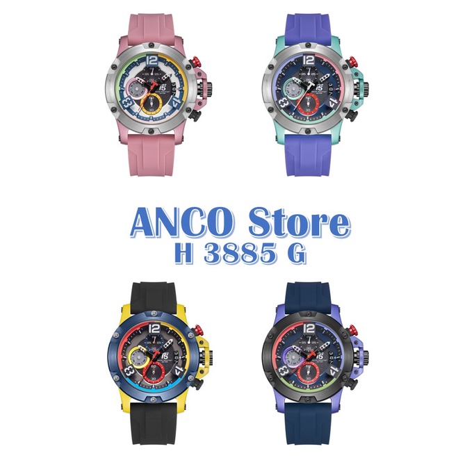 Jam tangan T5 H 3885G Original Chronograph