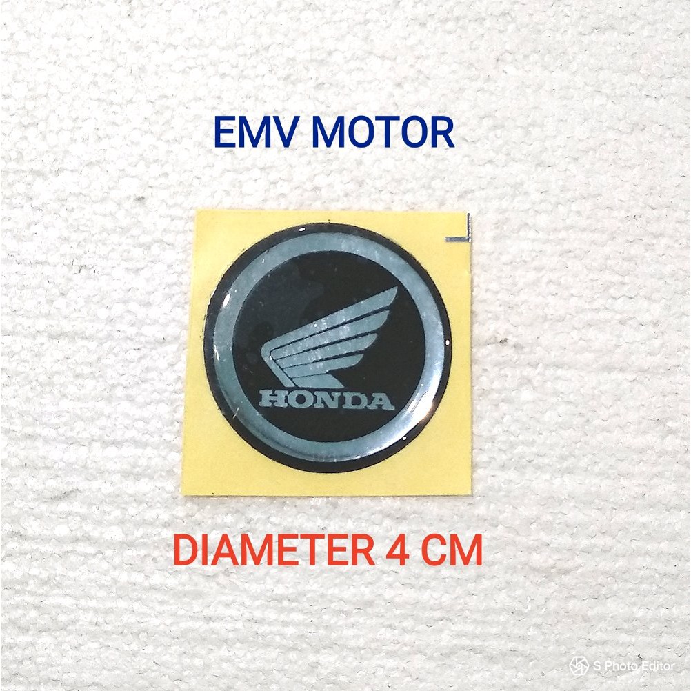 Am- Emblem timbul logo wings honda bulat