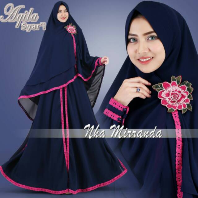 Gamis Dress Syari Aqila Muslimah