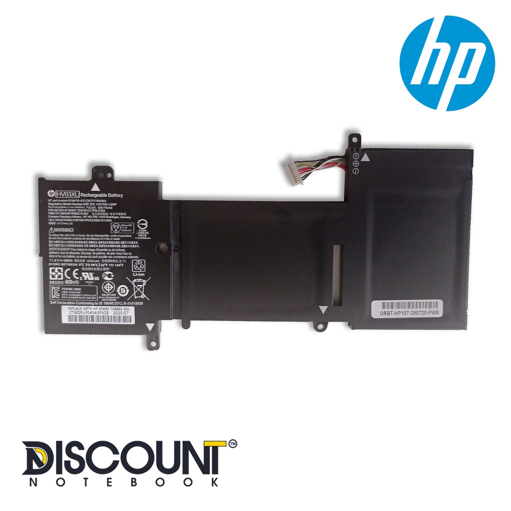 BATERAI ORIGINAL BATRE BATRAI LAPTOP BATTERY HP Pavilion 11-X360 (HV03XL) (3 CELL)