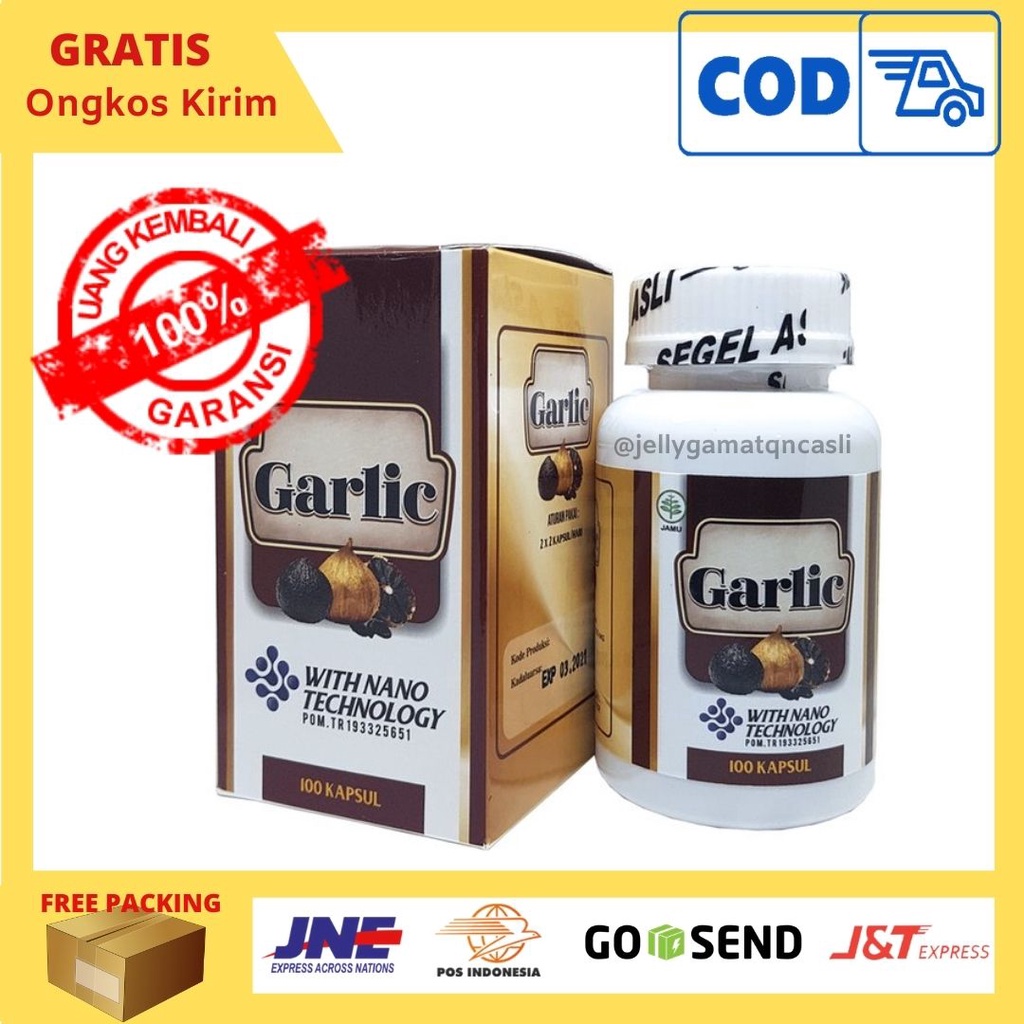 Obat Radang Prostat Kandung Kemih Kencing Sakit Pelancar Buang Air Kecil Sering Beser Anyang Anyangan Infeksi Saluran Kencing Manis Sipilis Herbal Garlic Kapsul Bawang Putih Hitam Tunggal 100% Original