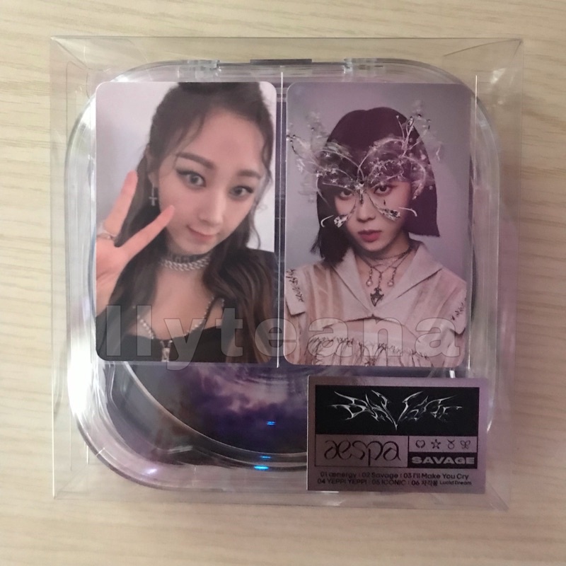 [BOOKED] ALBUM AESPA SAVAGE P.O.S VER UNSEALED WINTER GISELLE