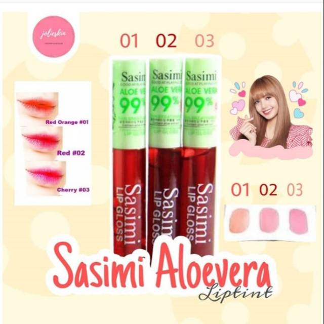 ✓[BISA COD] LIPTINT SASIMI ALOEVERA