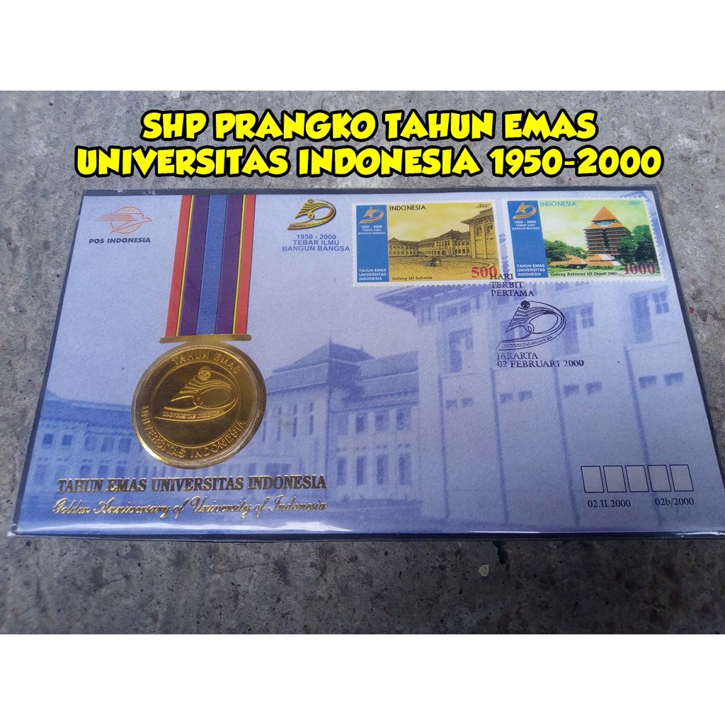 

SHP Prangko Tahun Emas UI plus Koin 1950-2000