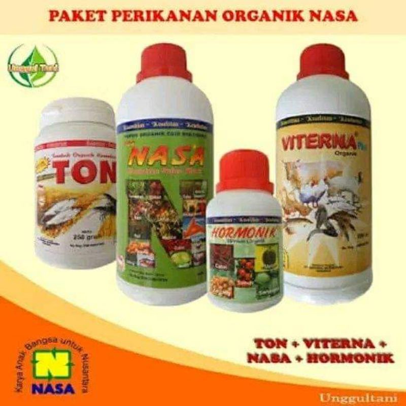 paket pakan lengkap lele produk NASA asli original BPOM