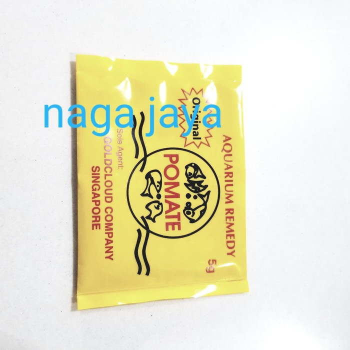 Pomate pomate original singapore obat ikan anti jamur white spot