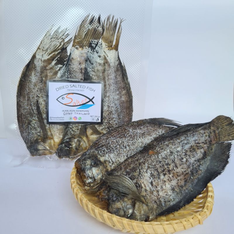 

Ikan Asin Sepat Thailand Kualitas Super Kemasan 250 gram