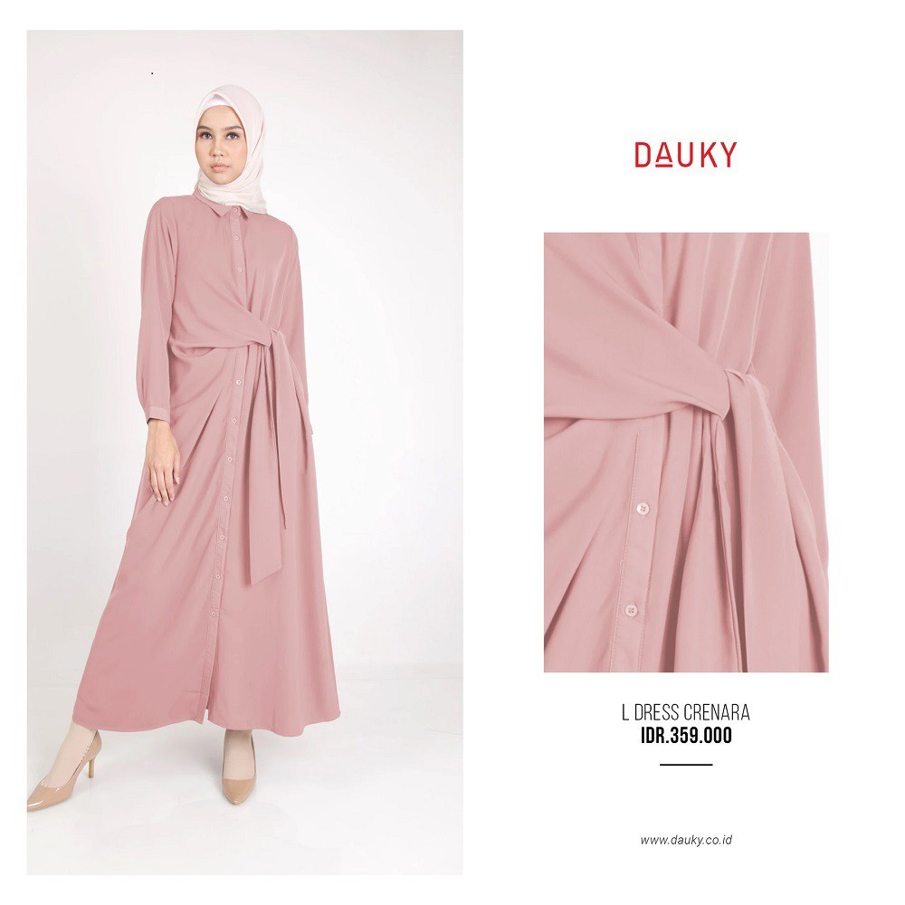 DRESS CRENARA / DRESS DAUKY / GAMIS DAUKY / DRESS BIRU / DRESS HITAM / DRESS OLIVE / Z833