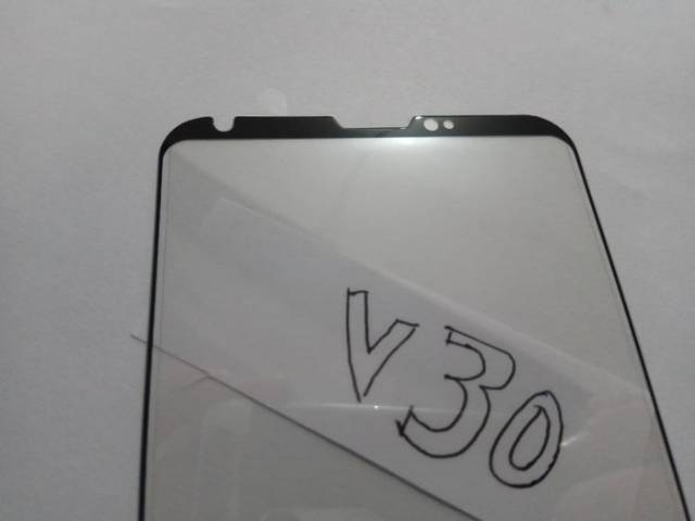 tempered glass LG V30 screen guard anti gores kaca warna