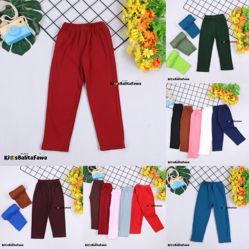 Legging Sheila uk 1-2 Tahun / Leging Panjang Anak Balita Perempuan Celana Ketat EXPORT QUALITY