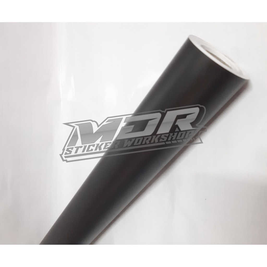 Stiker skotlet black flashmate black chrome doff hitam dop metalik