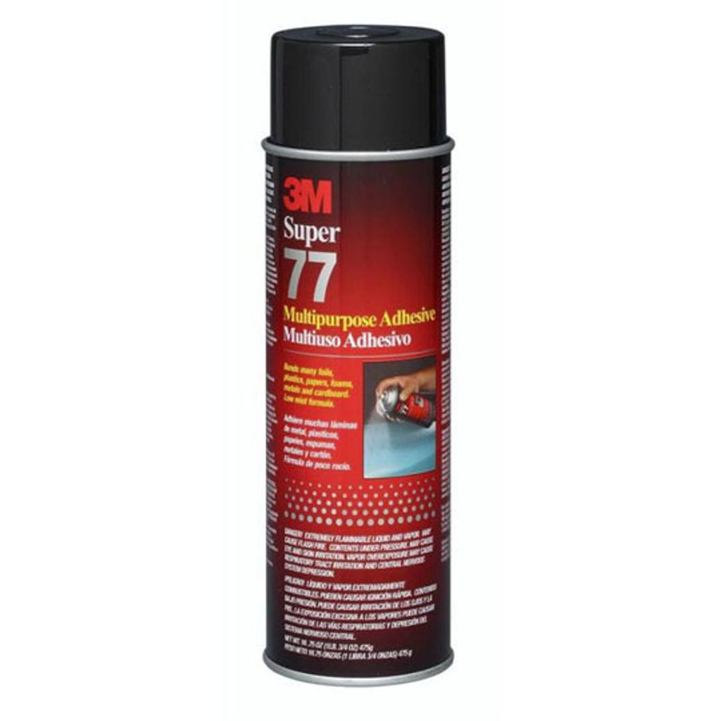 

Lem Semprot 3M Super 77 Multipurpose Glue Spray Adhesive Serbaguna Murah - Jabodetabek Only