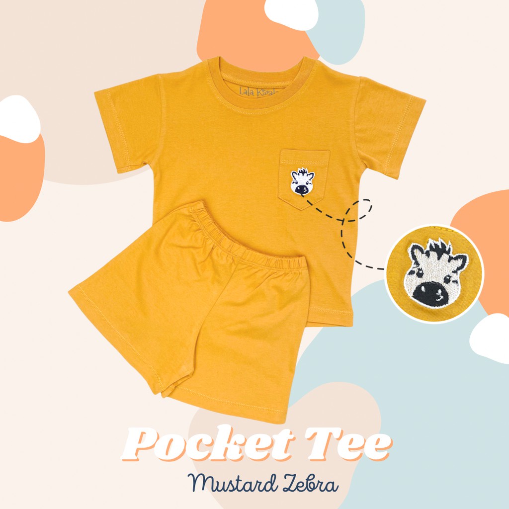 POCKET TEE SET | Setelan anak unisex
