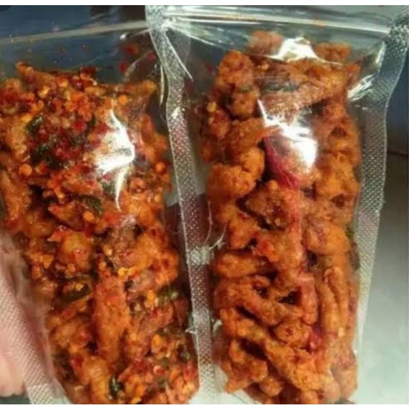 

usus ayam krispi super pedas
