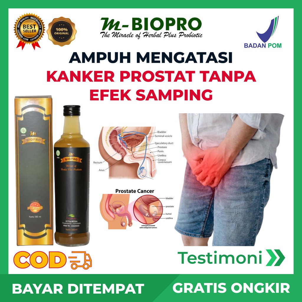 M BIOPRO MADU HERBAL PALING AMPUH OBAT KANKER PROSTAT ORIGINAL BPOM